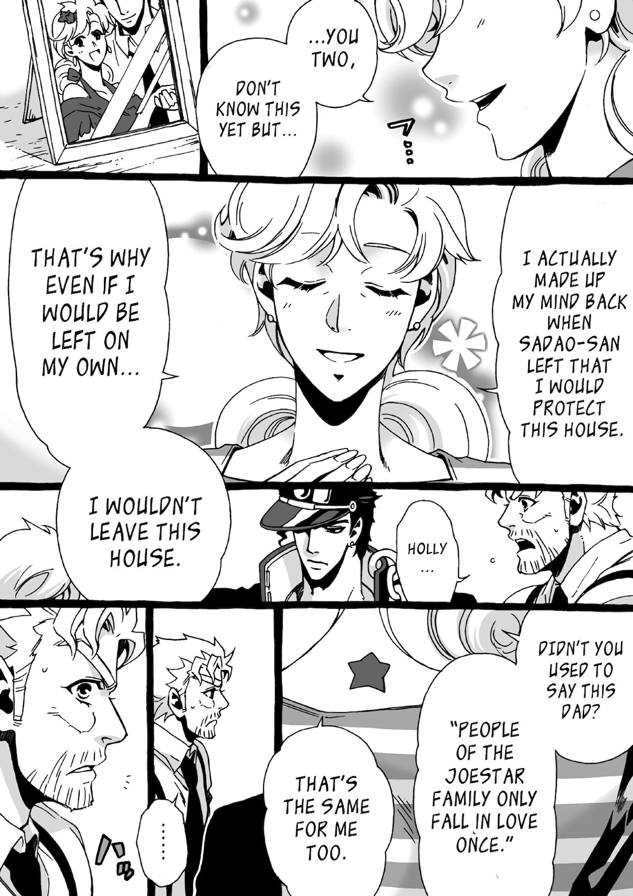 [Chrono Nanae] Mago Haji Jii wo Aishisugiteru | Grandson loves his Grandfather too much (JoJo's Bizarre Adventure) [English] {LeonTranslates}(misc art) 278