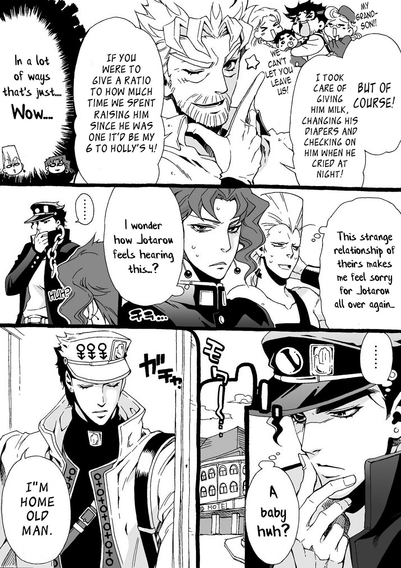 [Chrono Nanae] Mago Haji Jii wo Aishisugiteru | Grandson loves his Grandfather too much (JoJo's Bizarre Adventure) [English] {LeonTranslates}(misc art) 78