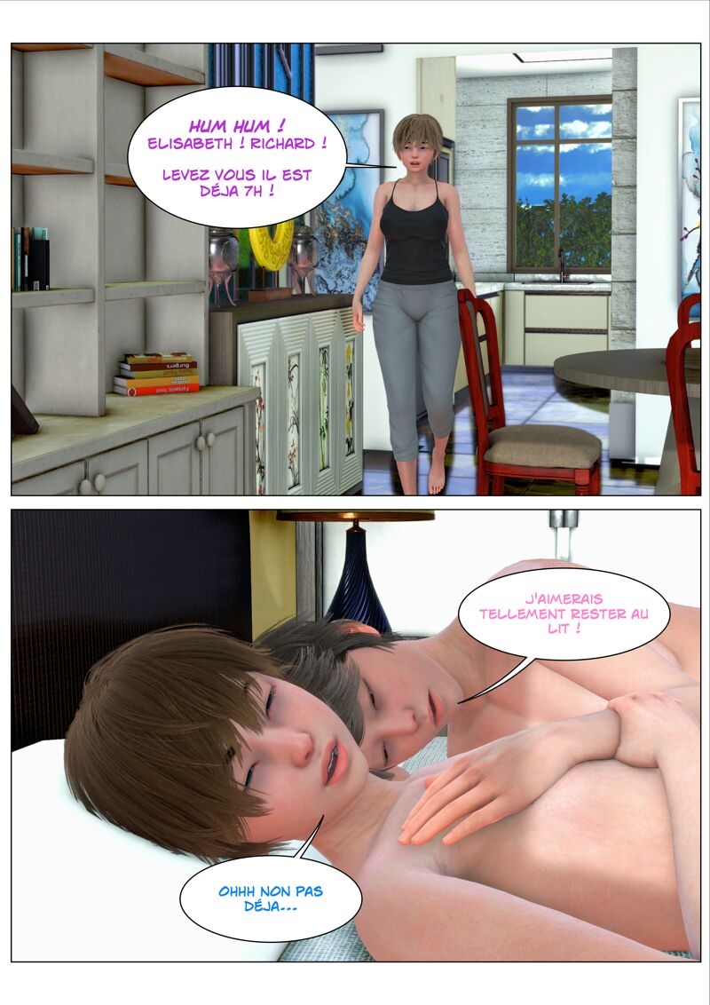 [HS2] Swapping Week-End (a Role Exchanger Tale) - Mom & Son (French) 308