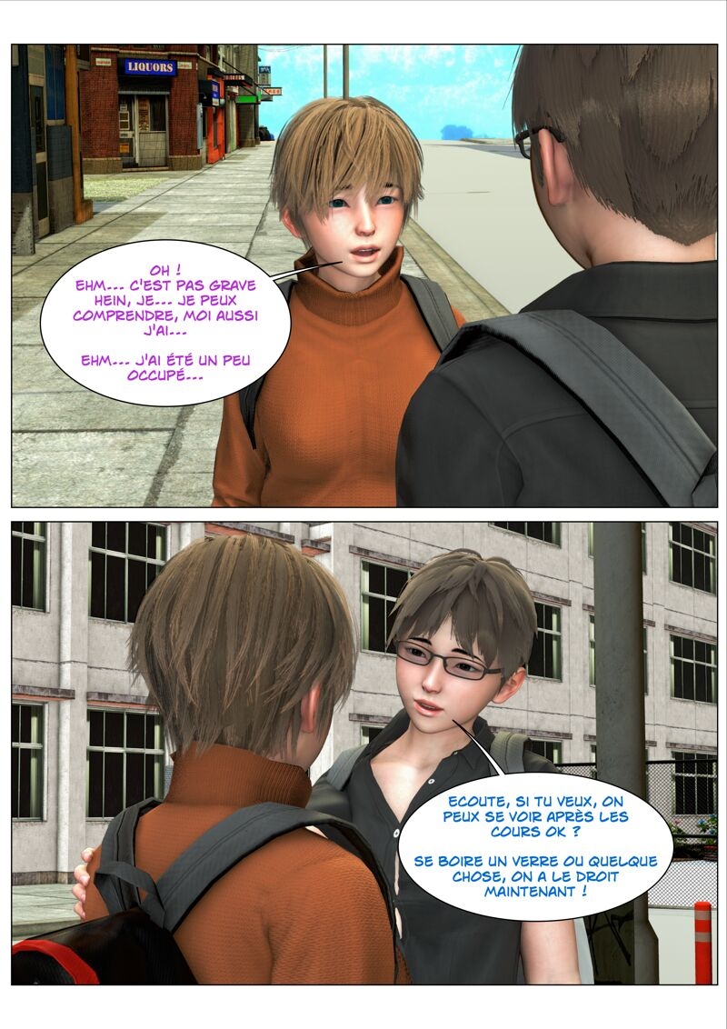 [HS2] Swapping Week-End (a Role Exchanger Tale) - Mom & Son (French) 329