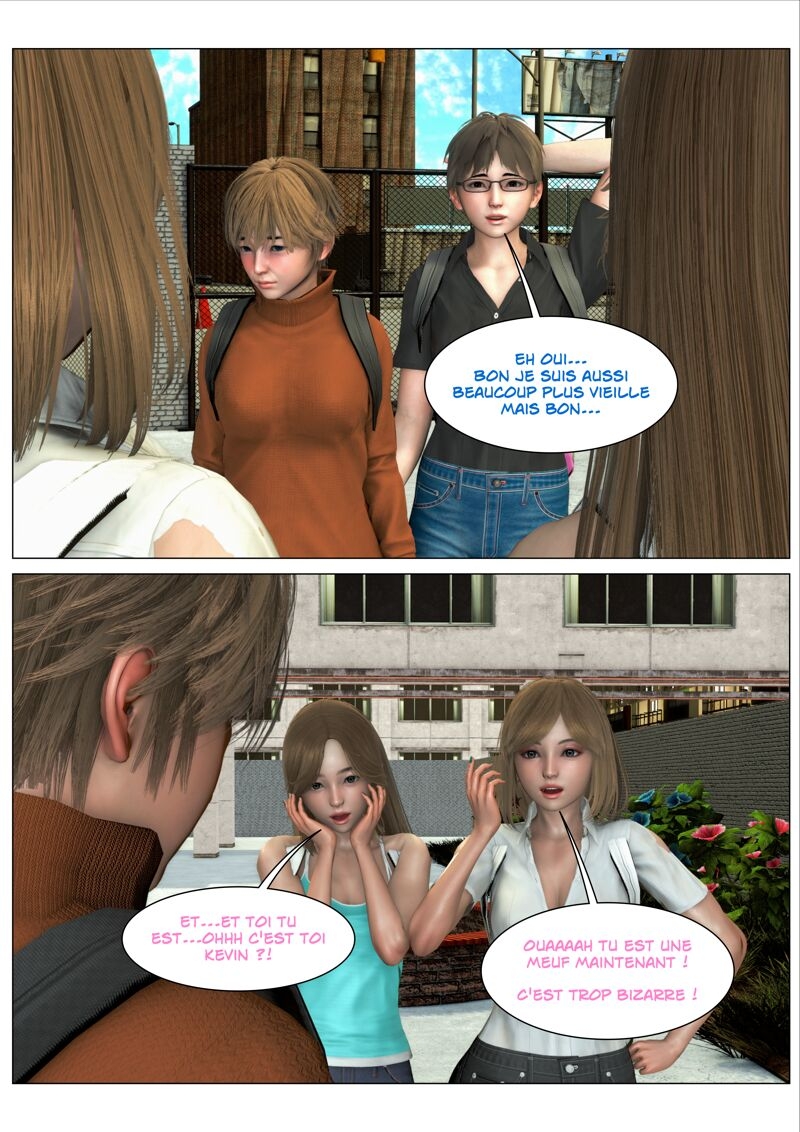 [HS2] Swapping Week-End (a Role Exchanger Tale) - Mom & Son (French) 332