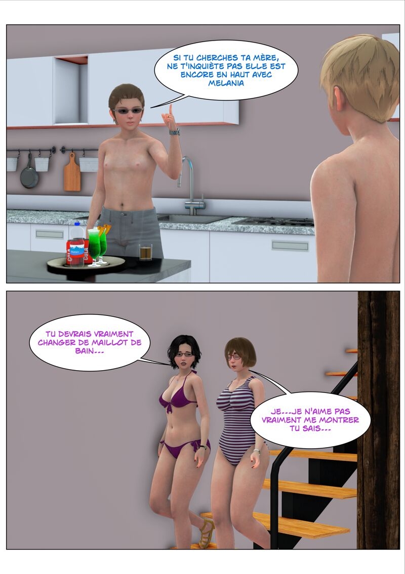 [HS2] Swapping Week-End (a Role Exchanger Tale) - Mom & Son (French) 53