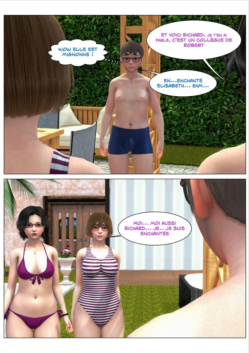 [HS2] Swapping Week-End (a Role Exchanger Tale) - Mom & Son (French) 58