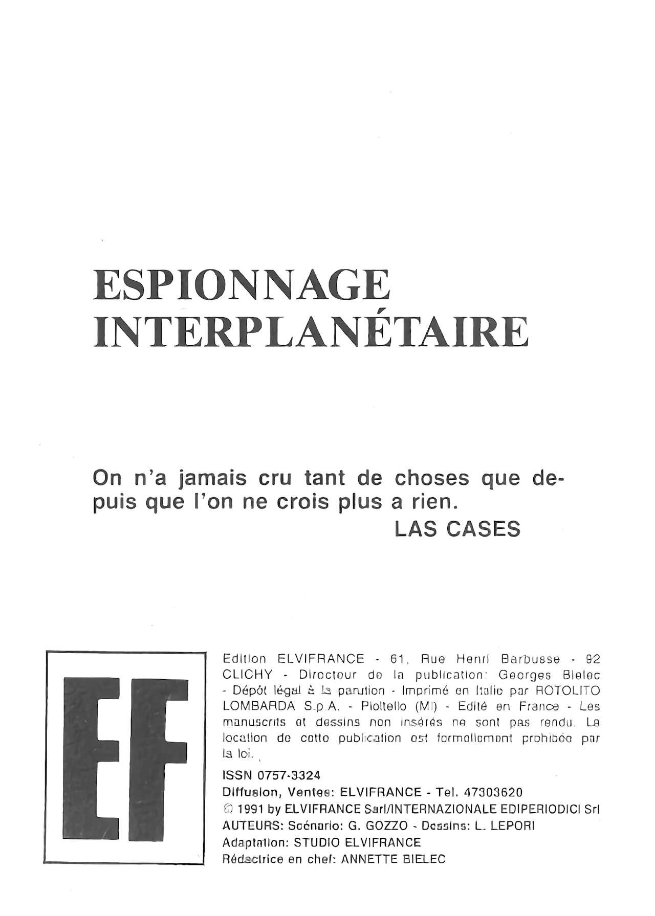 Série Verte 191 - Espionnage Interplanétaire [French] [Leefirkins] 3