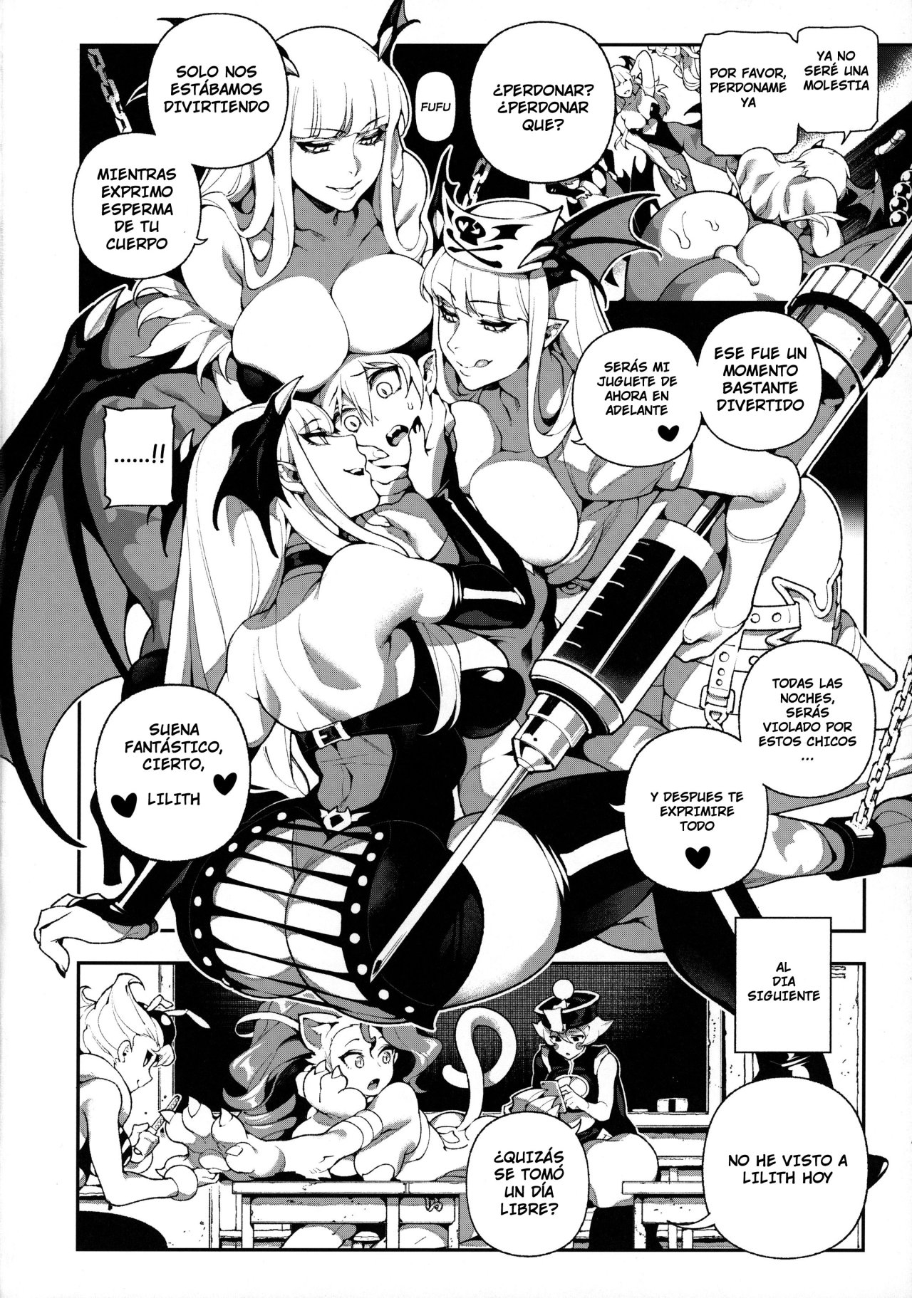 (C97) [Bear Hand (Ireading, Fishine)] Fighter Girls Vampire (Darkstalkers) [Spanish] [Irkum Scan] 21