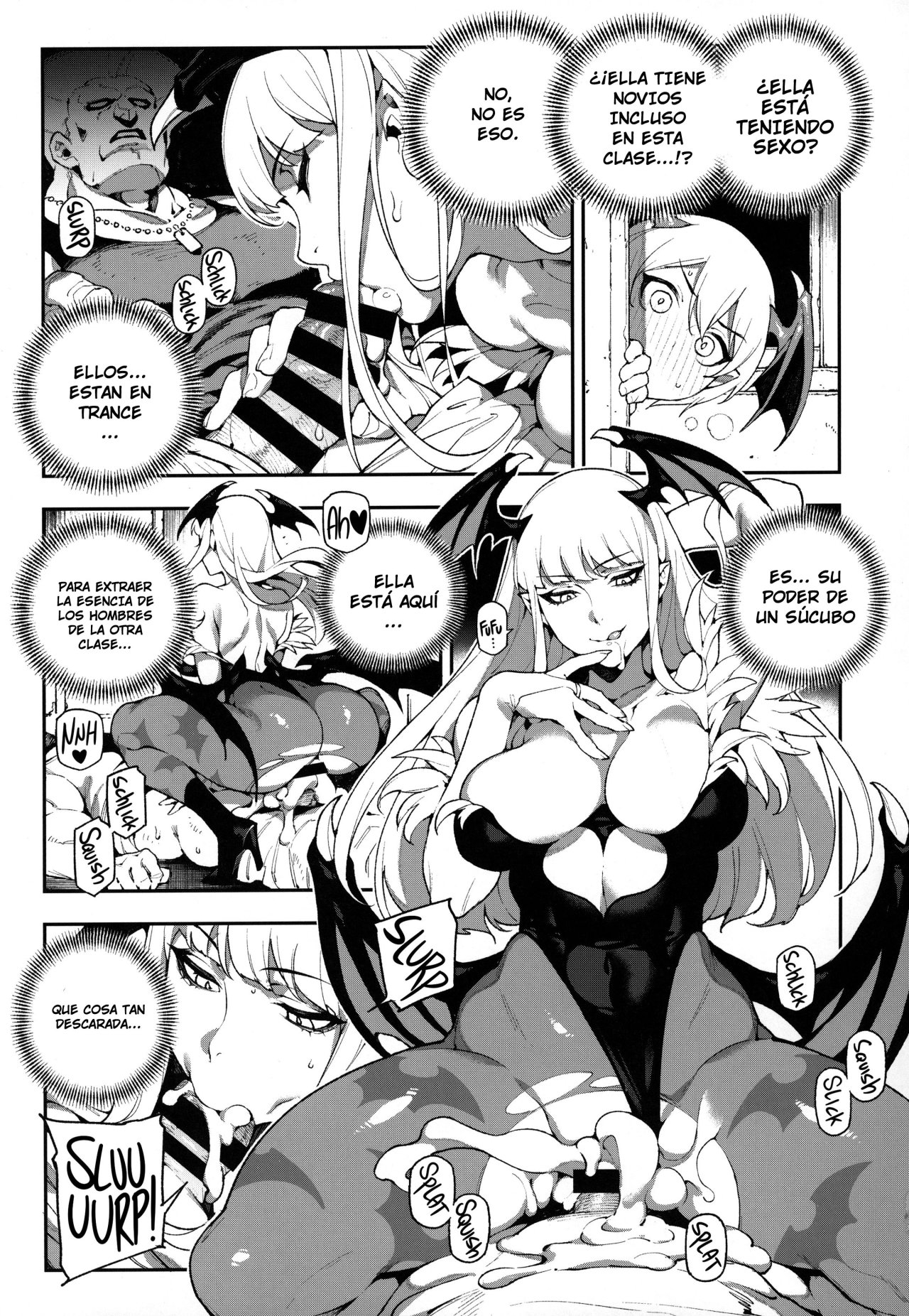 (C97) [Bear Hand (Ireading, Fishine)] Fighter Girls Vampire (Darkstalkers) [Spanish] [Irkum Scan] 4