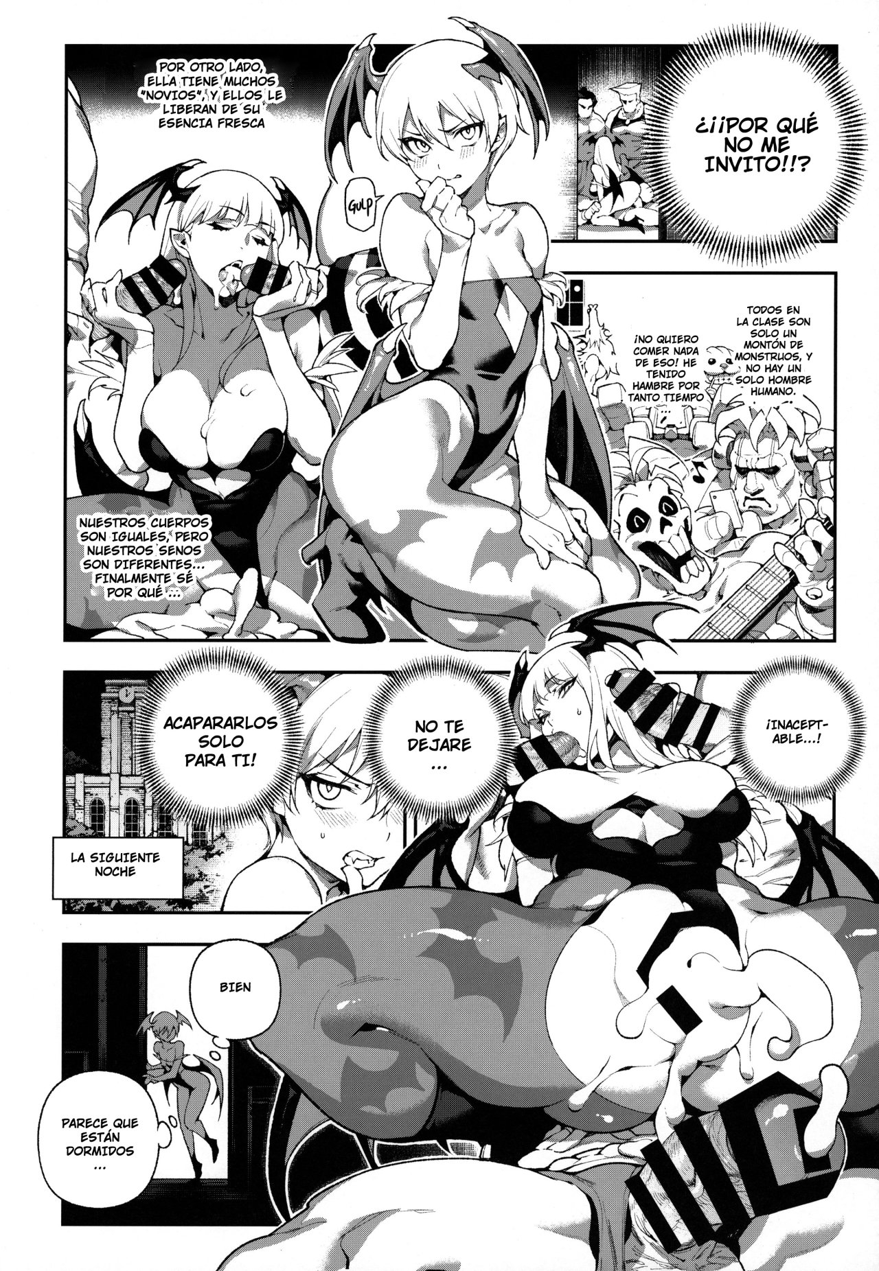 (C97) [Bear Hand (Ireading, Fishine)] Fighter Girls Vampire (Darkstalkers) [Spanish] [Irkum Scan] 5