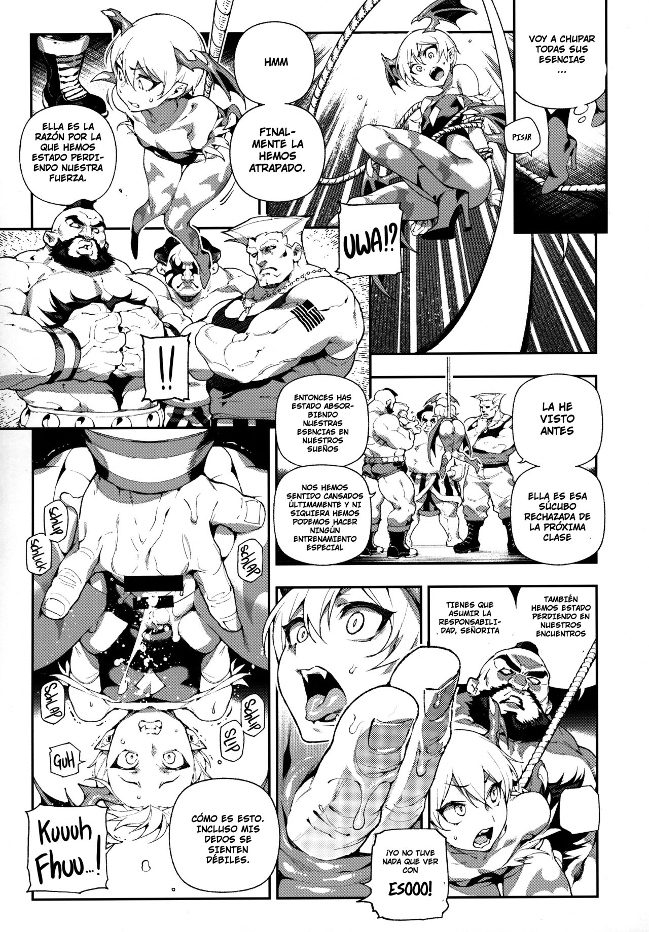 (C97) [Bear Hand (Ireading, Fishine)] Fighter Girls Vampire (Darkstalkers) [Spanish] [Irkum Scan] 6