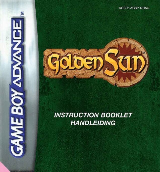 Golden Sun Manual + Poster 0