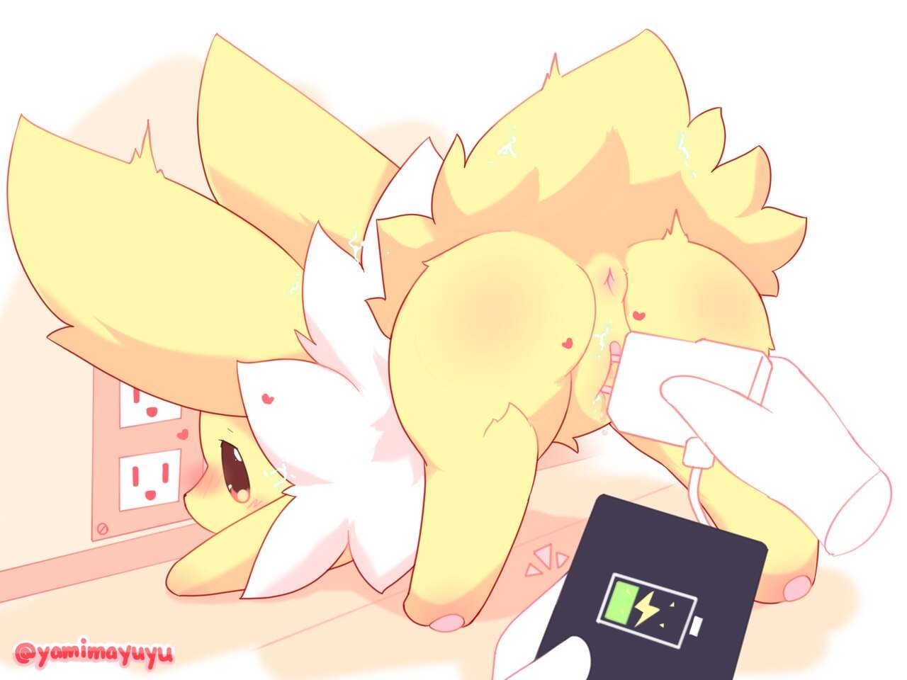 [Nekomayo] SUBSCRIBESTAR | Jolteon Phone Charger all visions 1