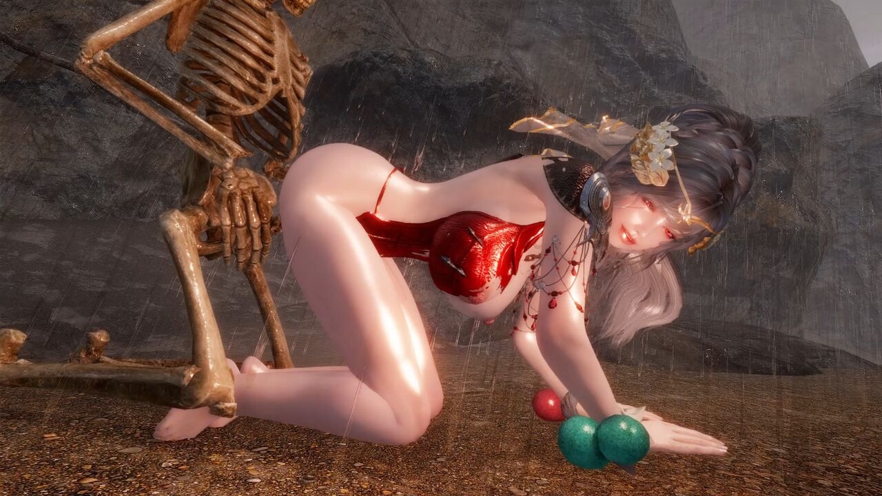 [rtwlingo666] Vampire Princess × Skeleton Man 41