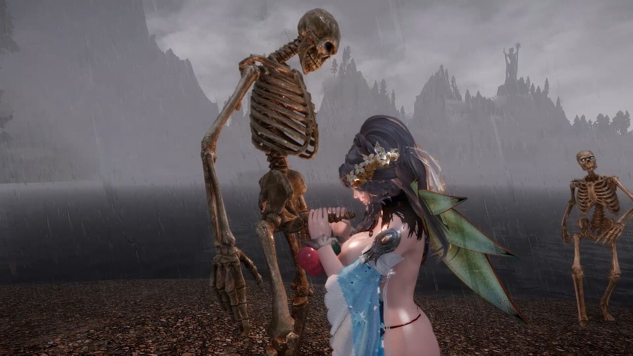[rtwlingo666] Vampire Princess × Skeleton Man 5
