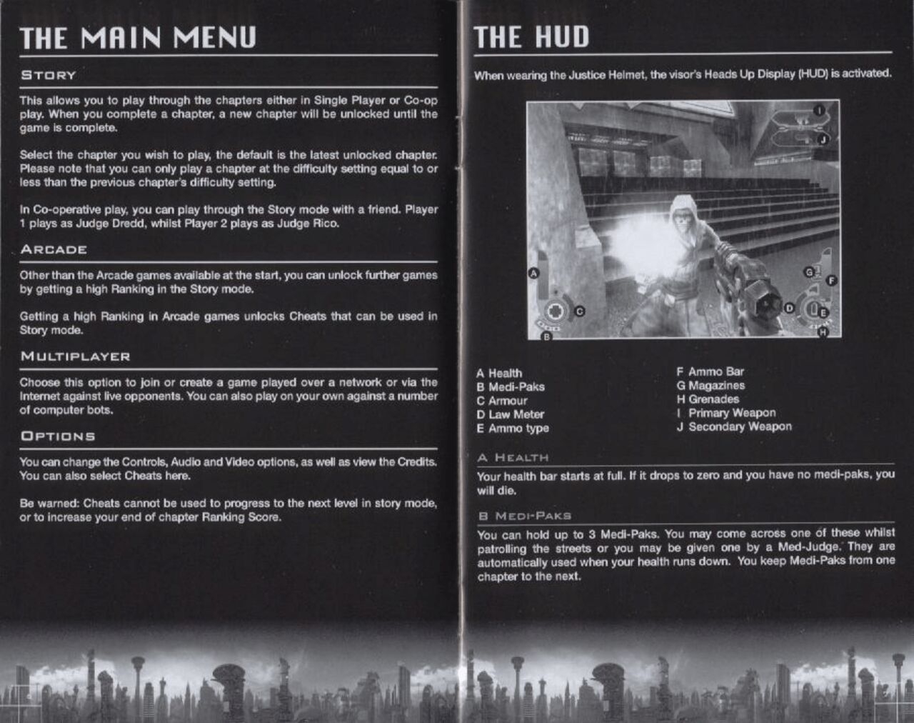 Judge Dredd: Dredd vs. Death (PC (DOS/Windows)) Game Manual 3