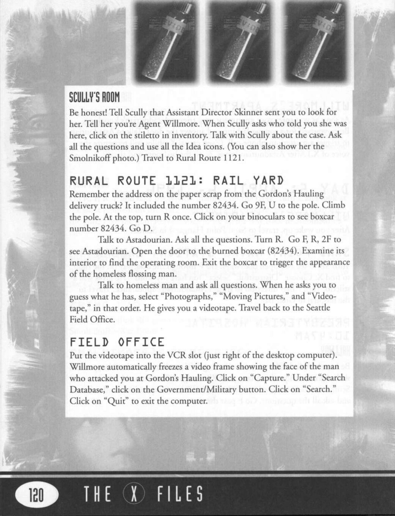The X-Files (PC (DOS/Windows)) Strategy Guide 132