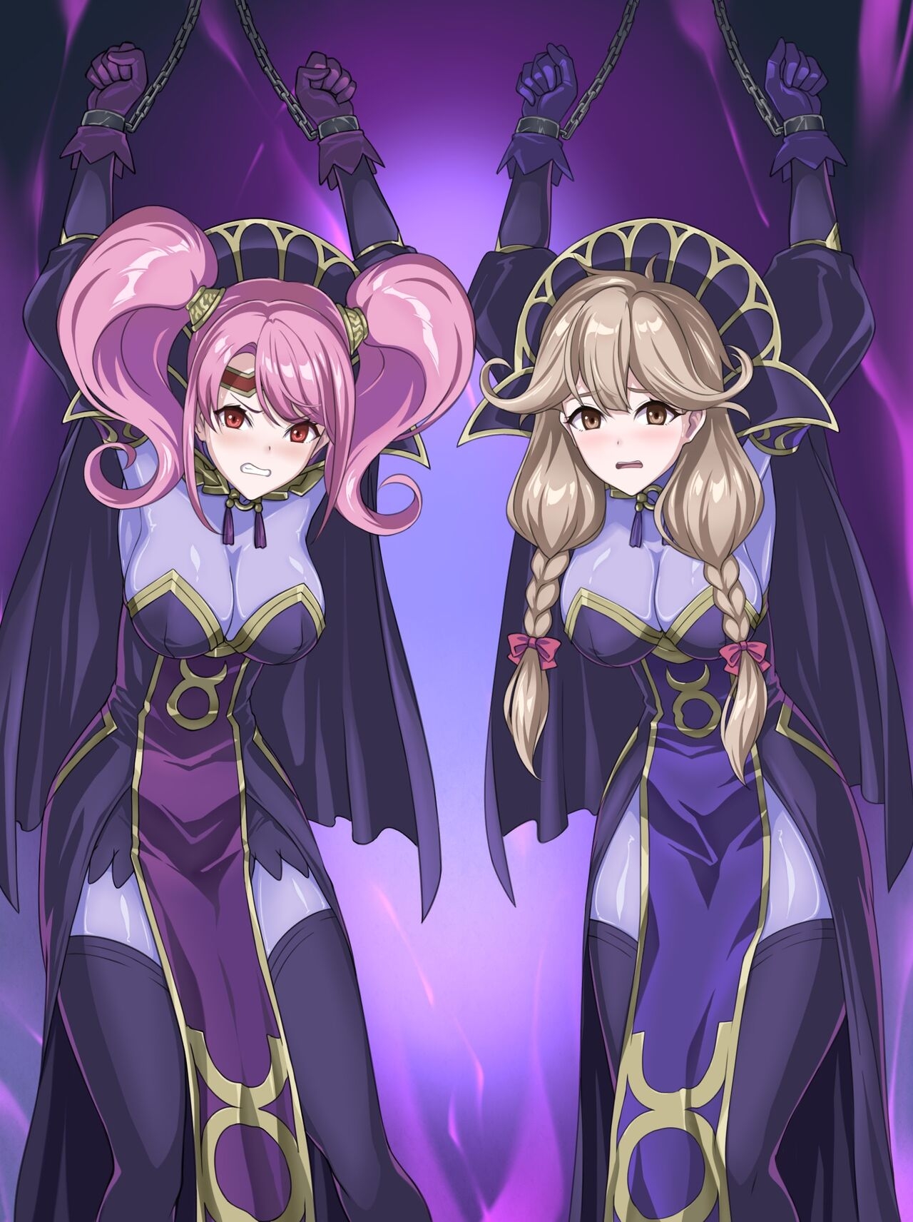 [Ribimura] Mae and Effie's witchification skinsuit brainwashing (Fire Emblem Echoes) 13