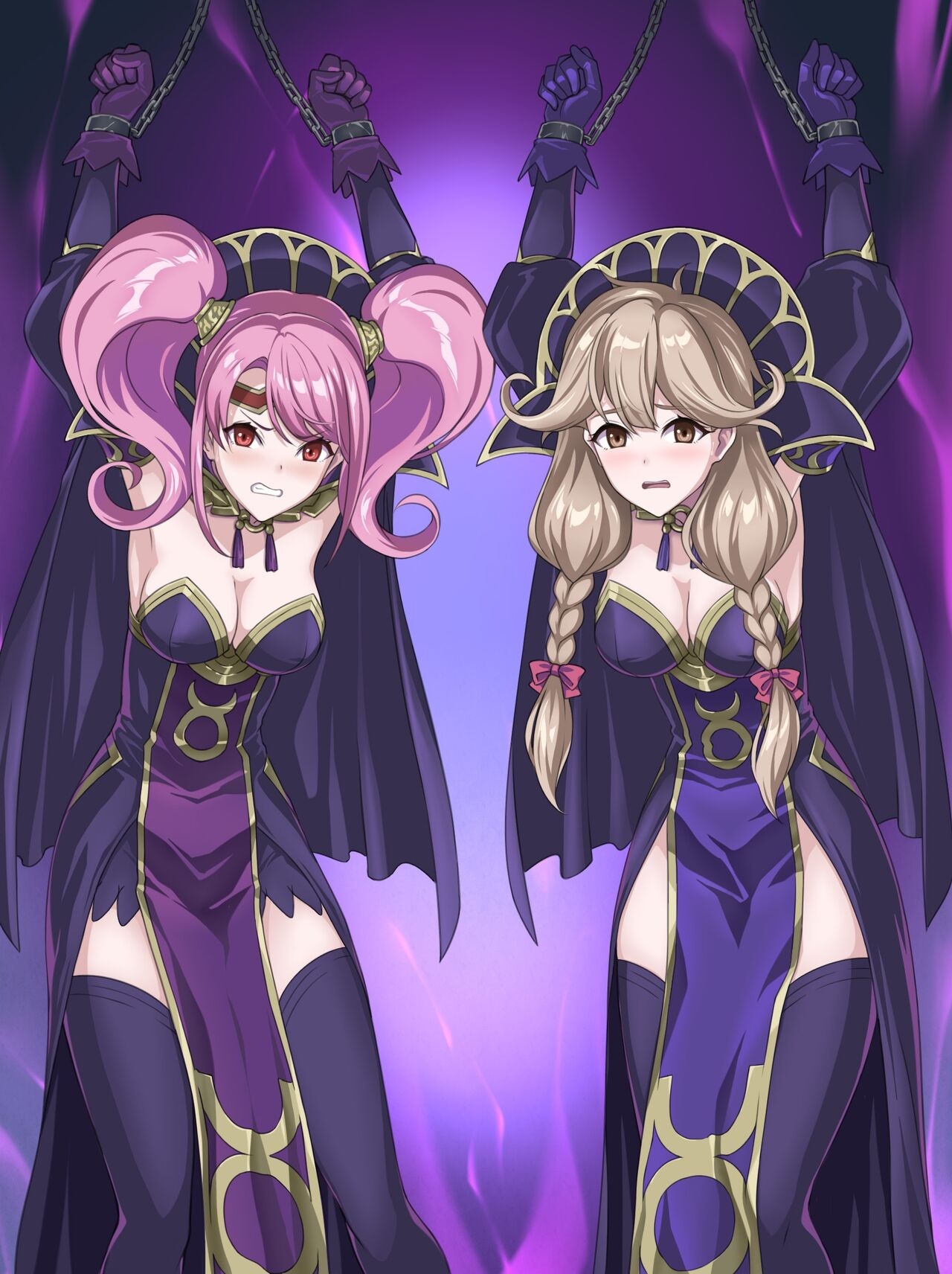 [Ribimura] Mae and Effie's witchification skinsuit brainwashing (Fire Emblem Echoes) 1