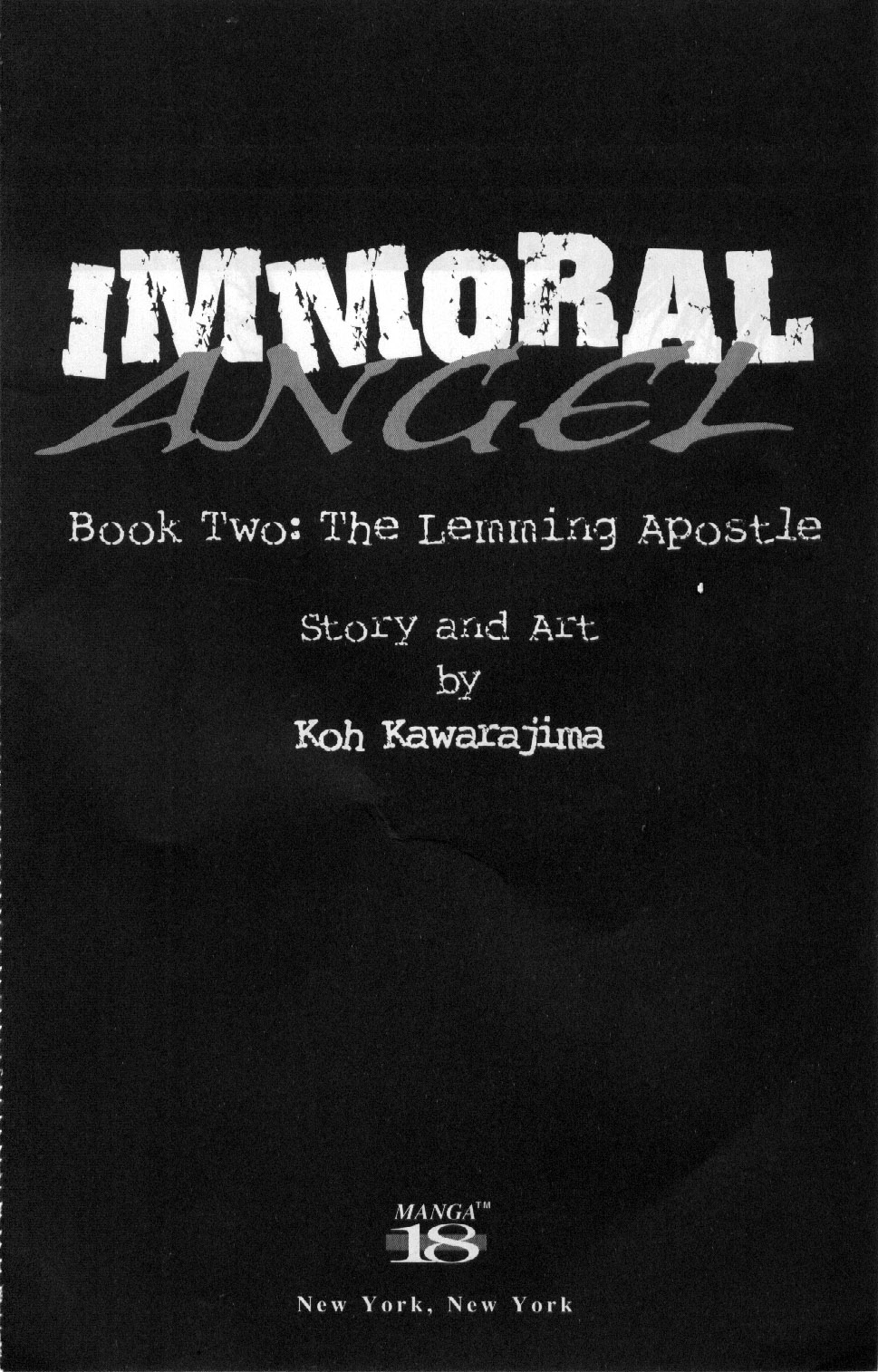[Kawarajima Koh] Immoral Angel Book 2: The Lemming Apostle [English] 1