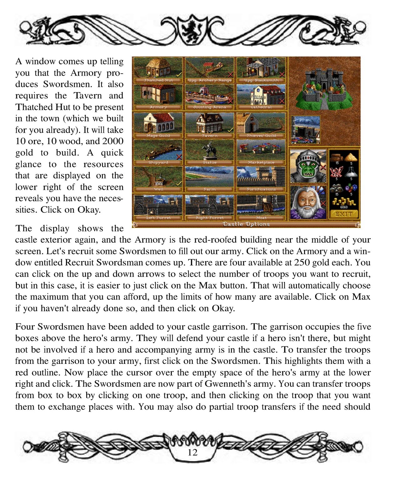 Heroes of Might and Magic II: Gold - game manual 12