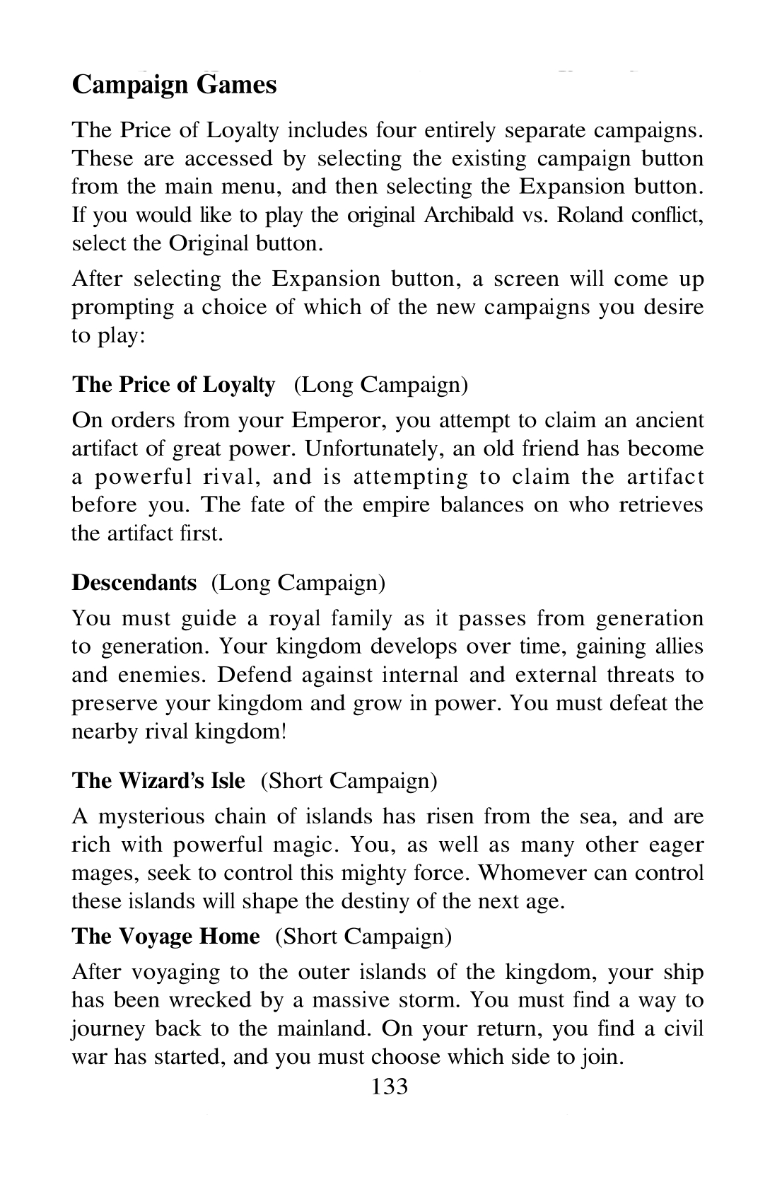 Heroes of Might and Magic II: Gold - game manual 133