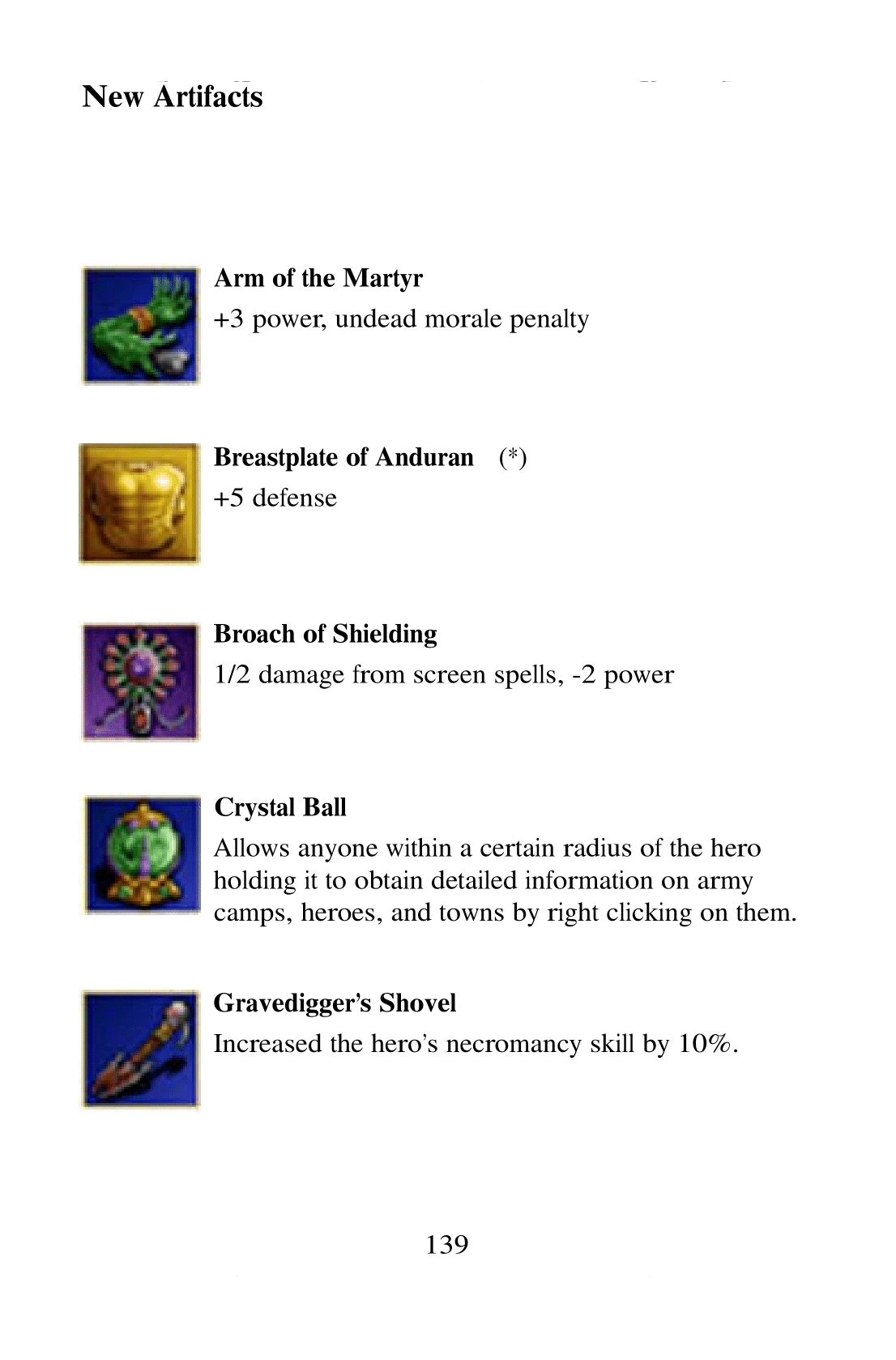 Heroes of Might and Magic II: Gold - game manual 139