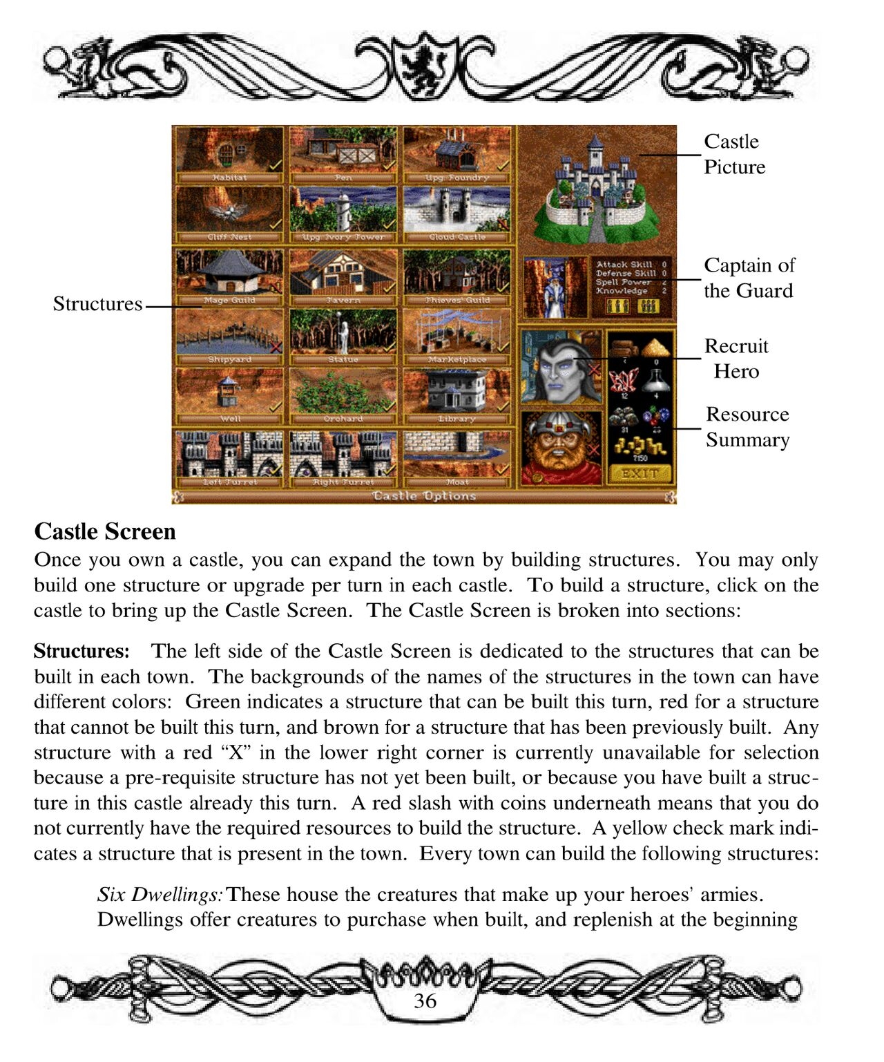 Heroes of Might and Magic II: Gold - game manual 36