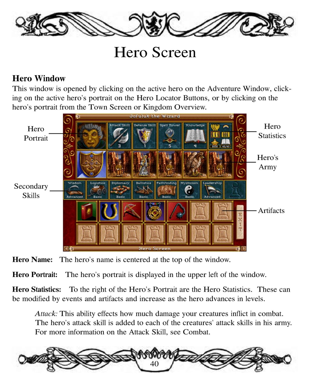 Heroes of Might and Magic II: Gold - game manual 40