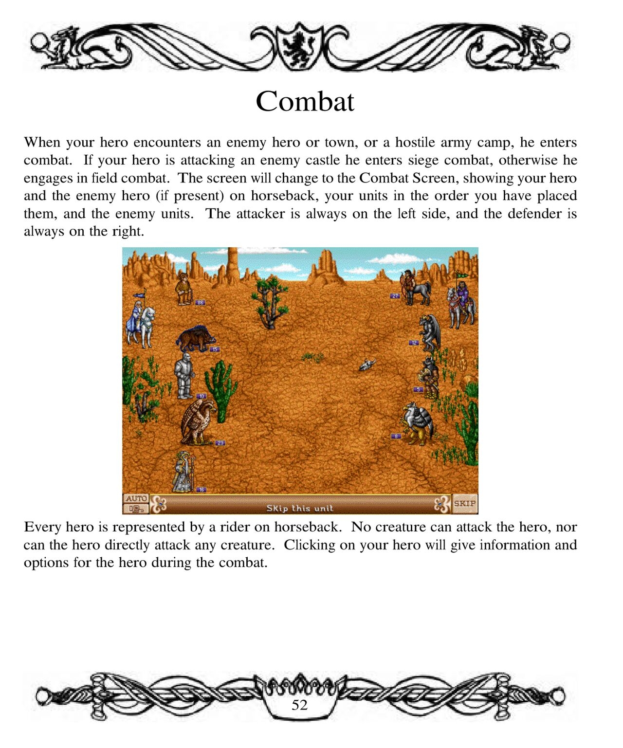 Heroes of Might and Magic II: Gold - game manual 52