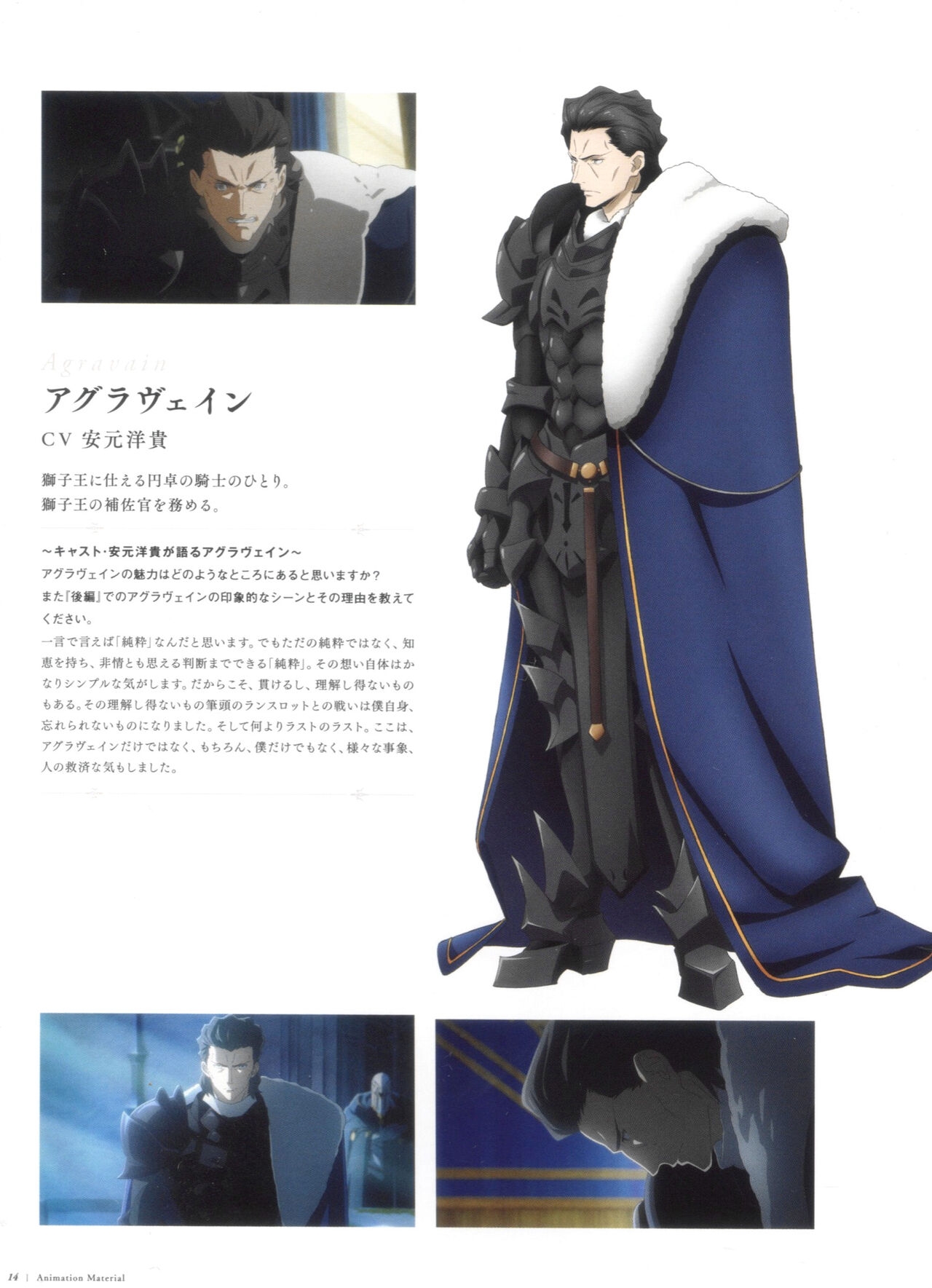 Fate/Grand Order THE MOVIE Divine Realm of the Round Table：Camelot Paladin；Agateram Animation Material 17