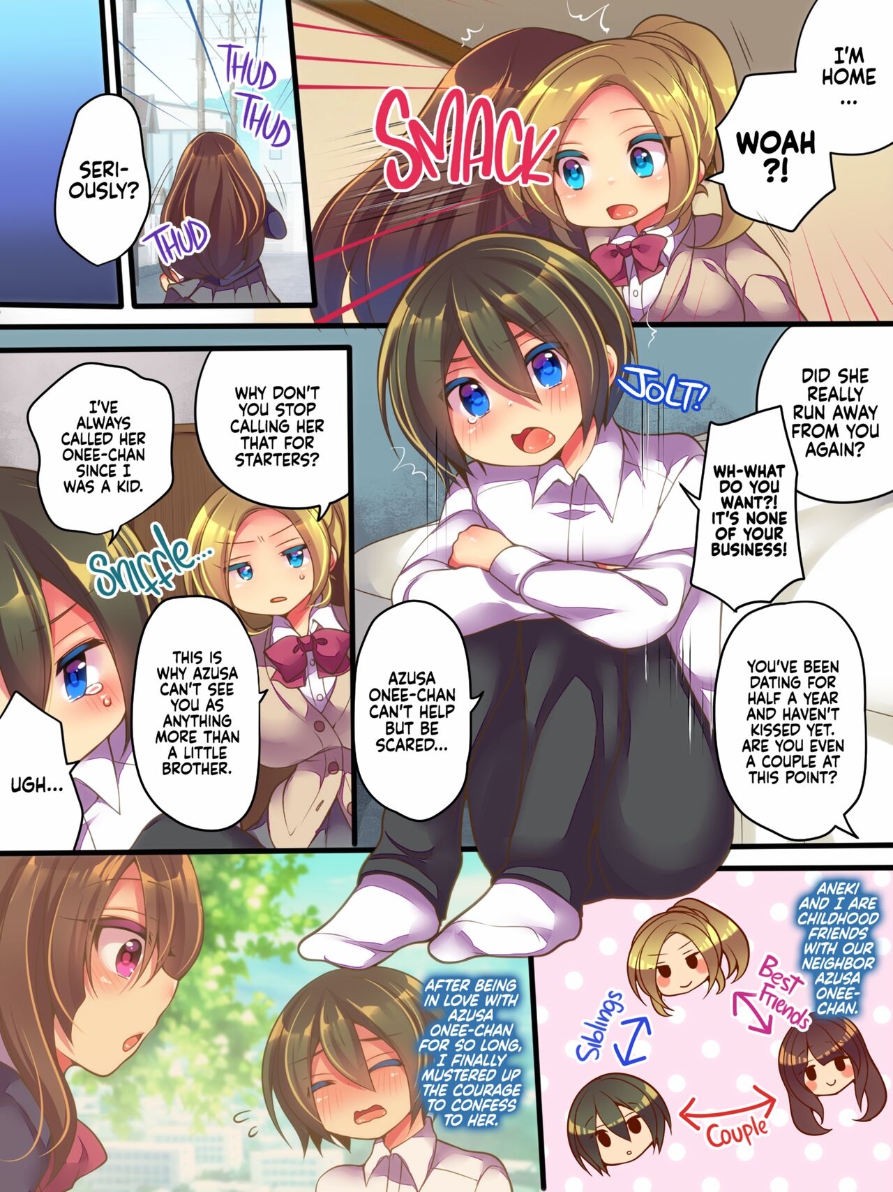 [Amuai Okashi Seisakusho (Reitou Mikan)] AneOne Sankaku SWAP | AneOne: Three-way Swap [English] {2d-market.com} [Decensored] 2