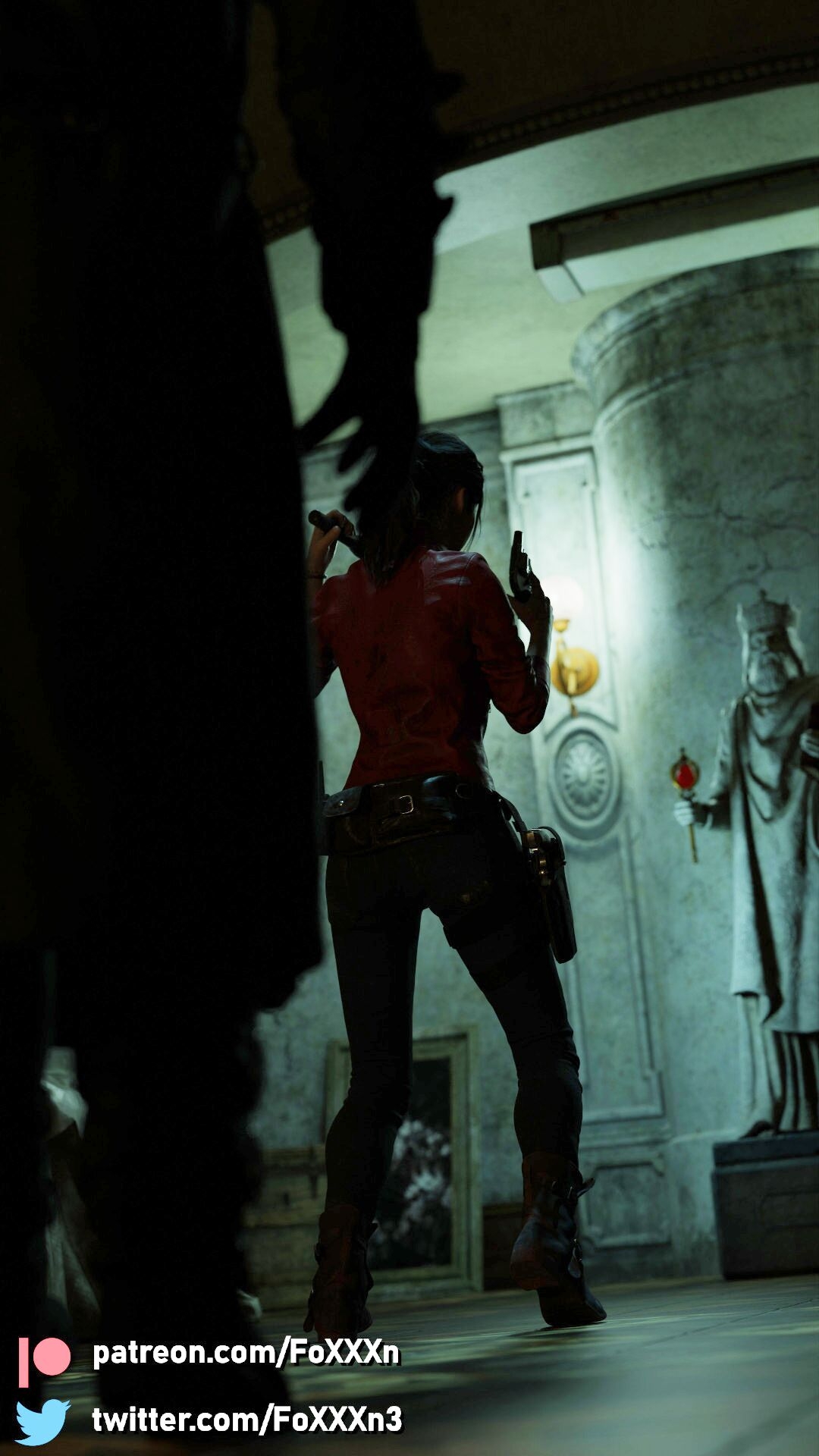[FoXXXn] Claire Redfield and Mr.X (Resident Evil) 0