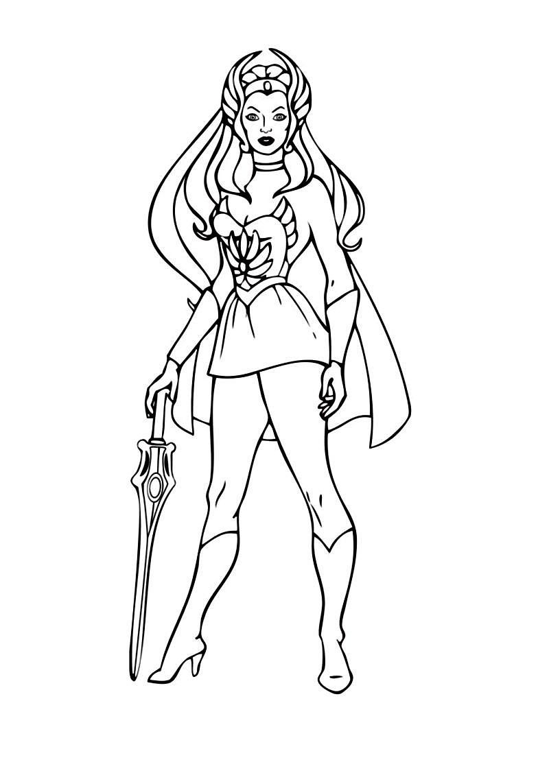 She-Ra: Princess of Power (1985) - coloring book 1