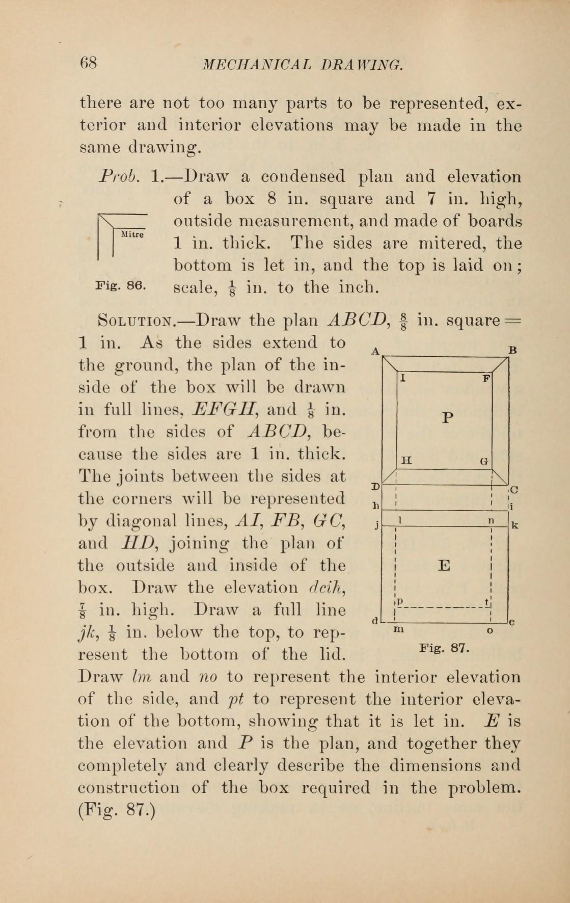 [Frank Aborn] Elementary mechanical drawing, for school and shop [English] 72