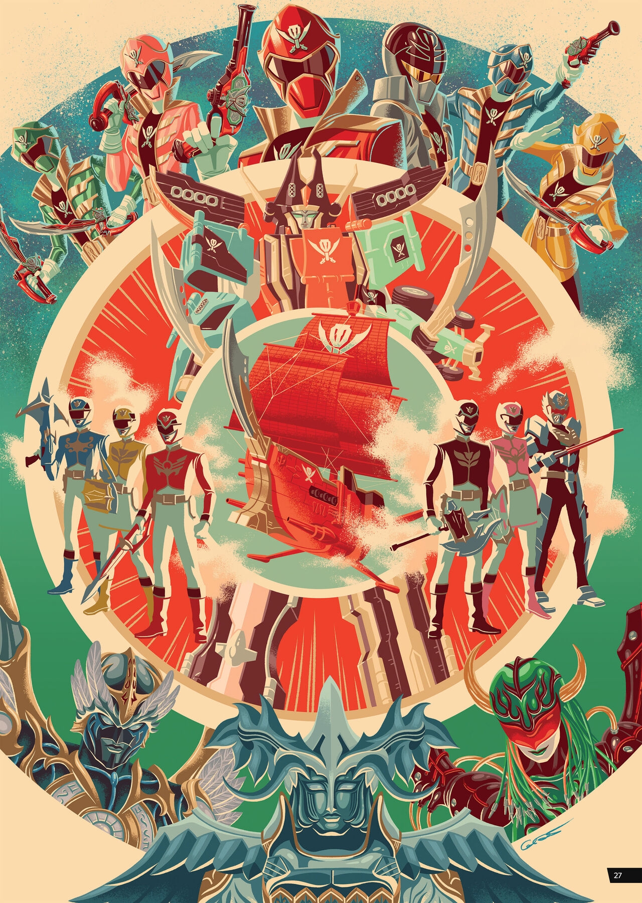 Saban's Power Rangers : Artist Tribute 25