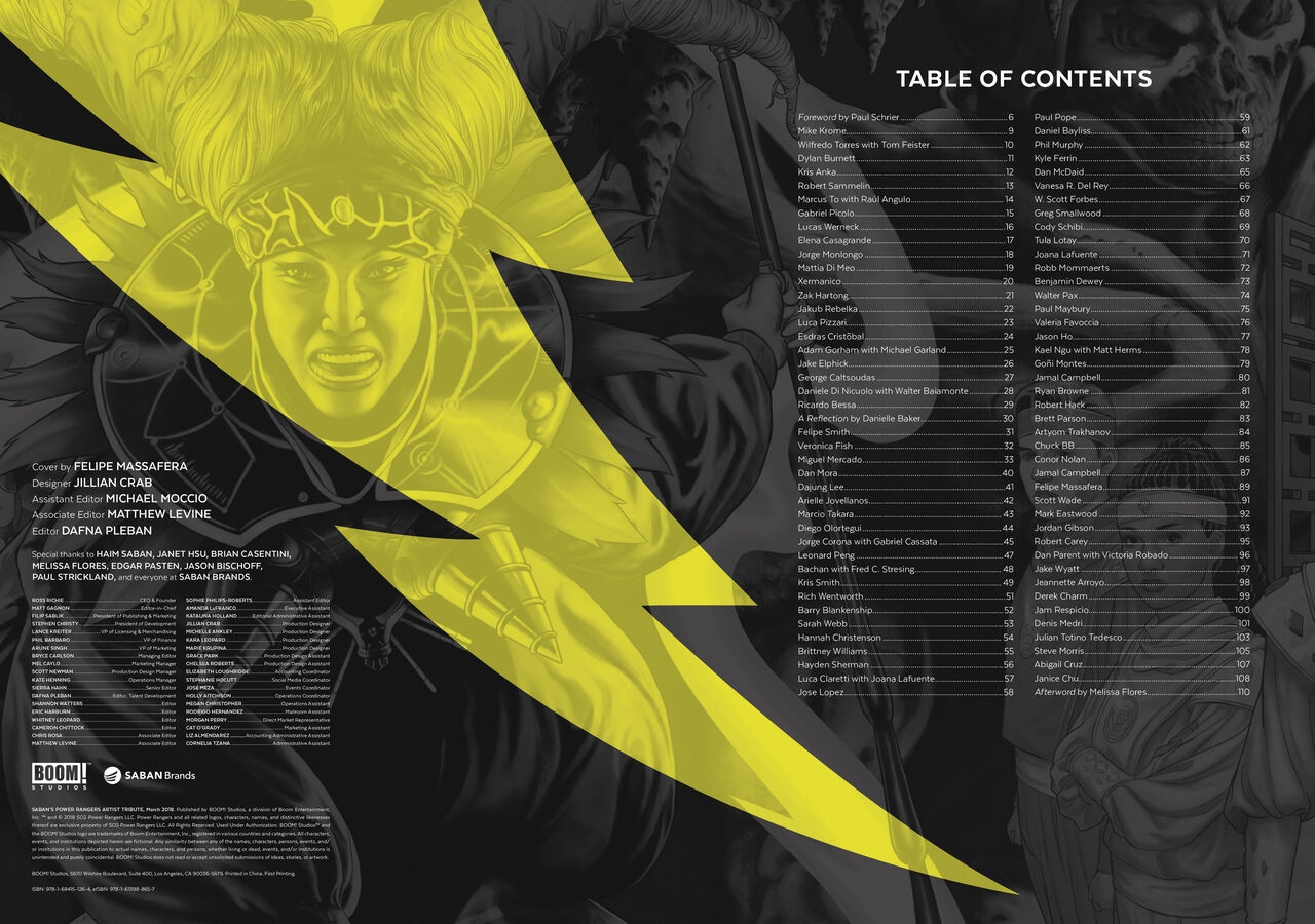 Saban's Power Rangers : Artist Tribute 4