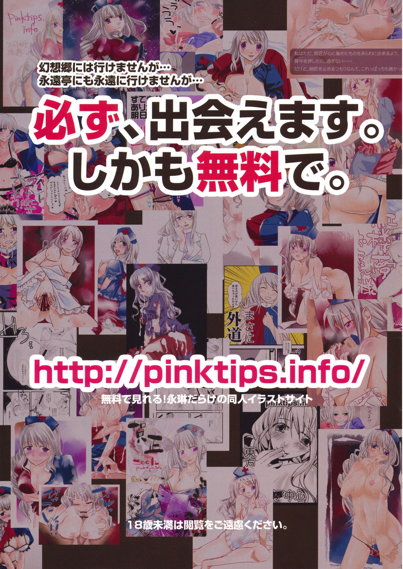 (COMIC1☆3) [pinktips.info (Kazuha)] Colorful Eirin (Touhou Project) 13