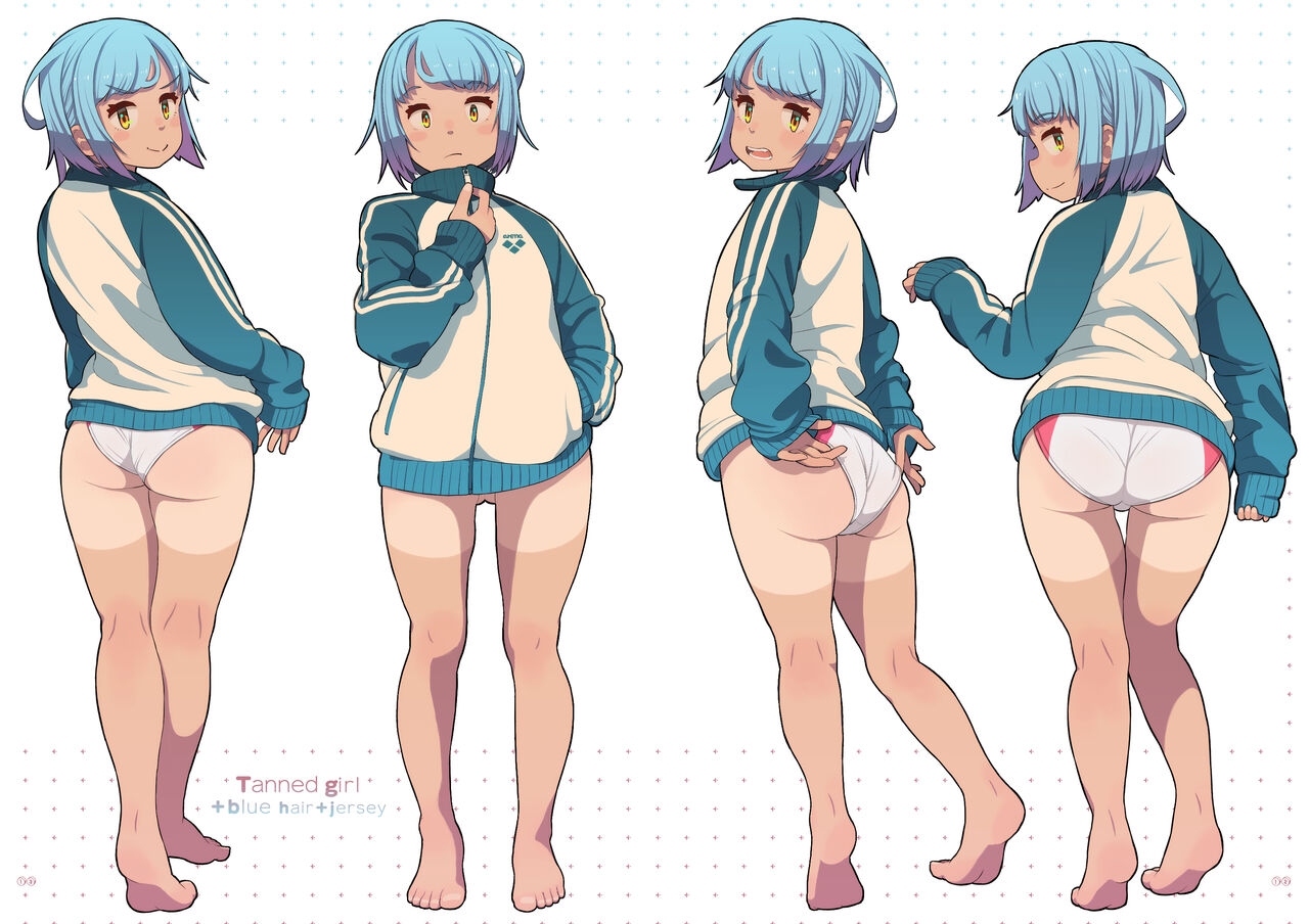 [Neyuki Rei] Tanned Girl Blue Hair #2 9