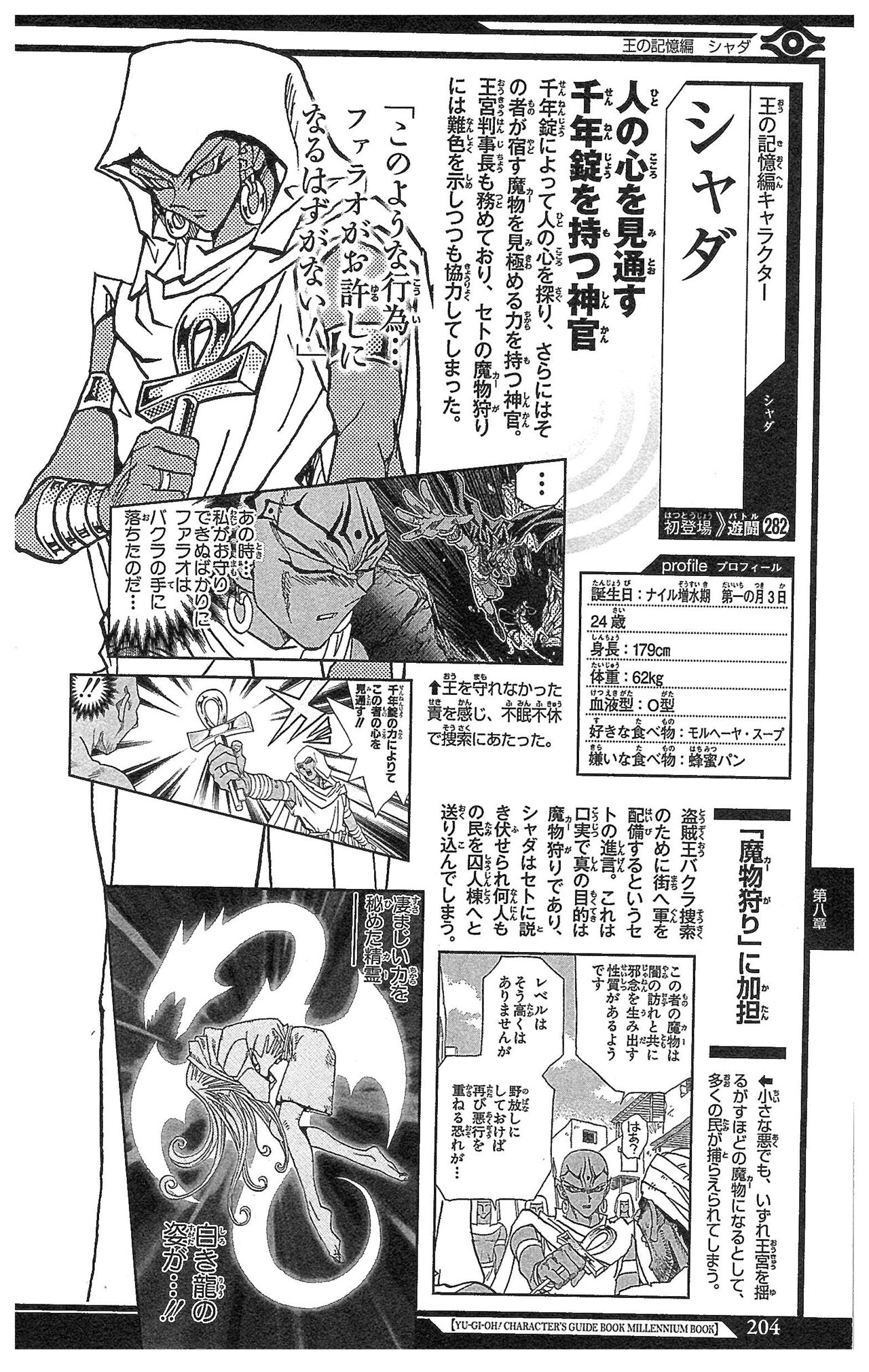 Yu-Gi-Oh! Character Guidebook: Millennium Book 200