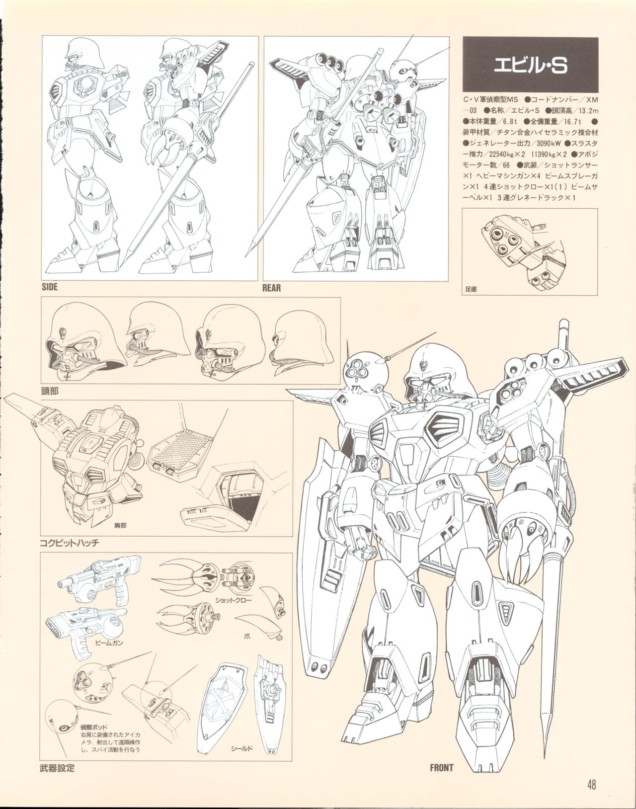 Newtype 100% Collection 18 Gundam F91 46