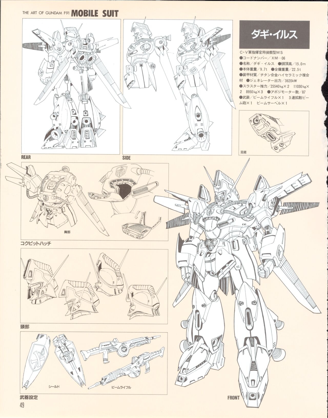 Newtype 100% Collection 18 Gundam F91 47