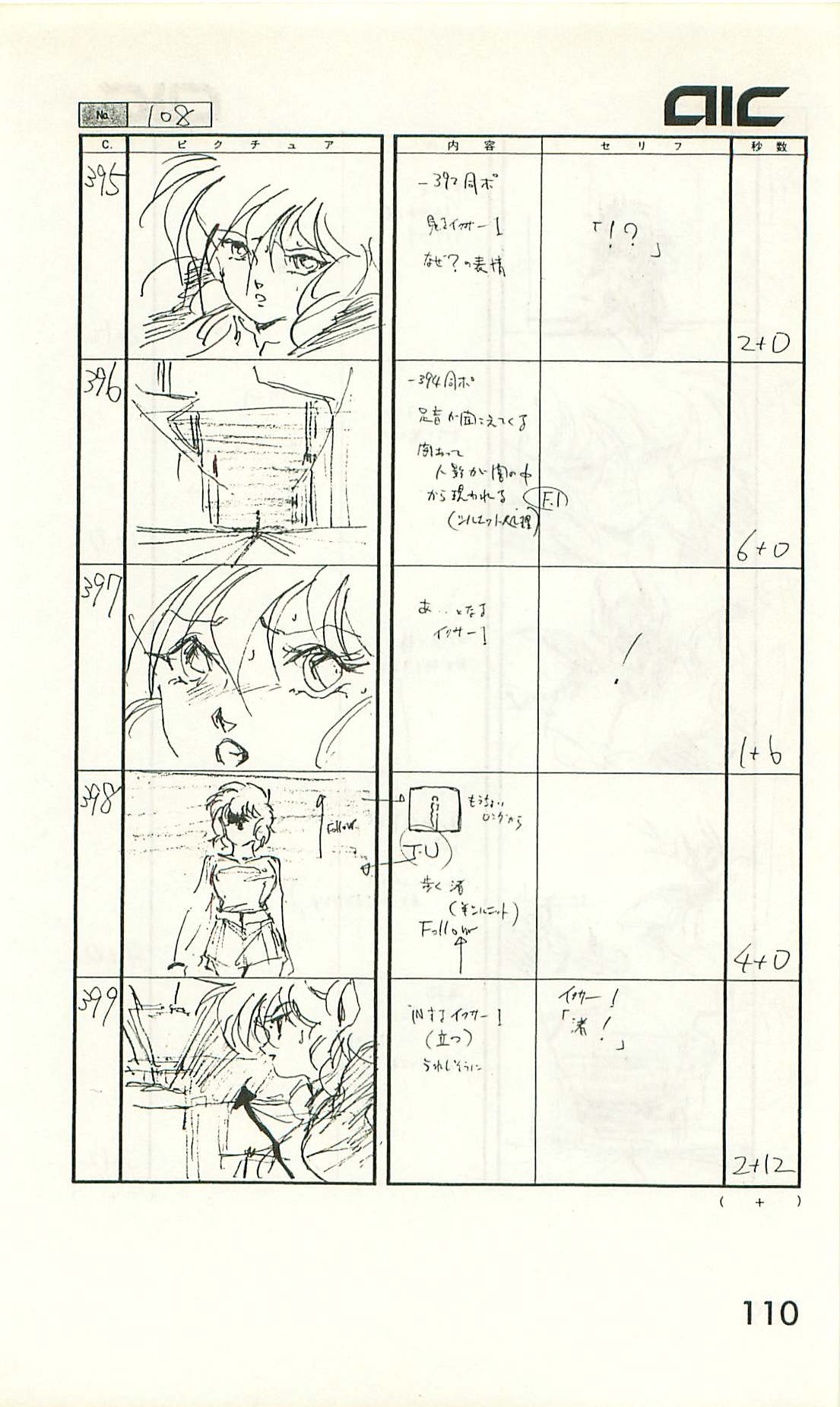 Iczer-One OVA 3 Storyboards 110