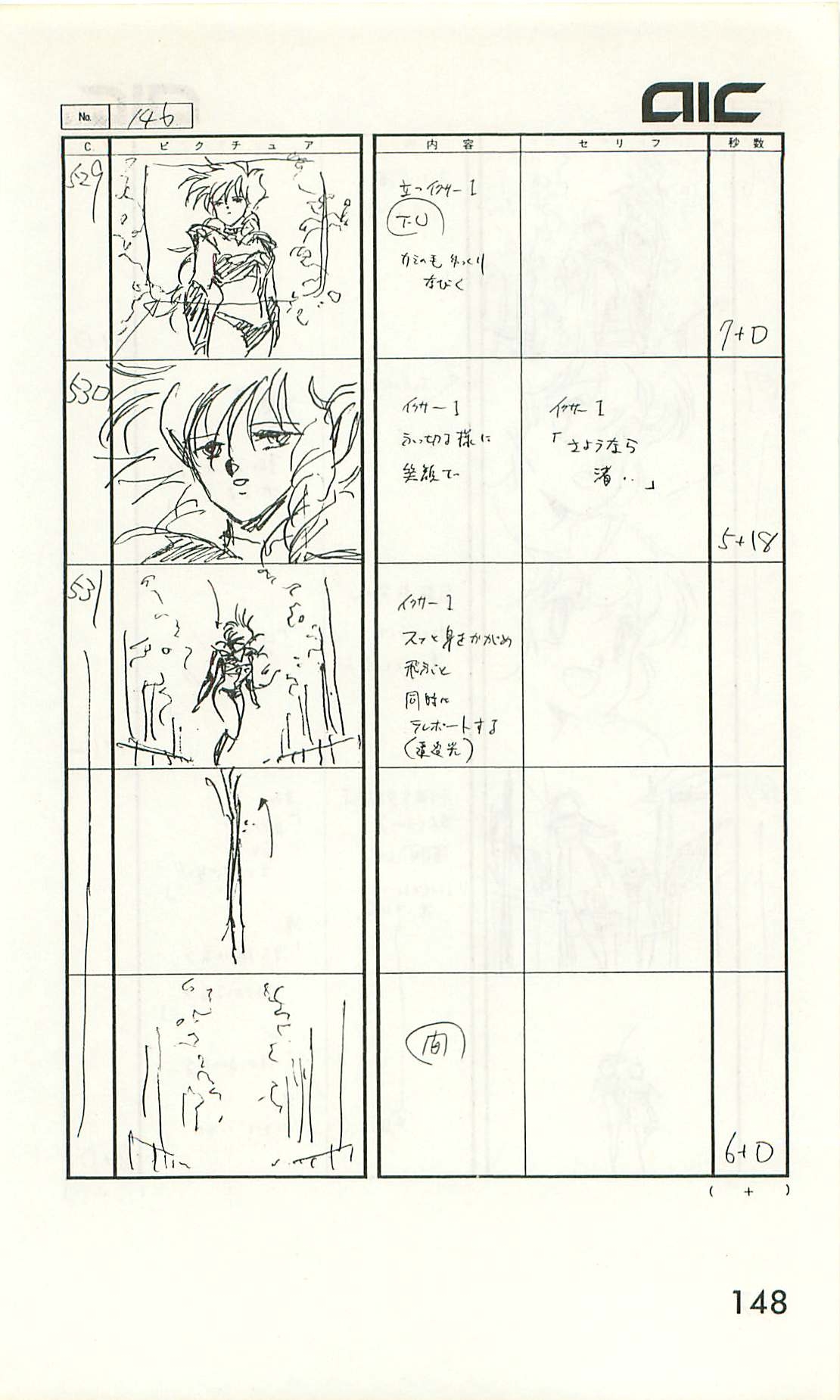 Iczer-One OVA 3 Storyboards 148