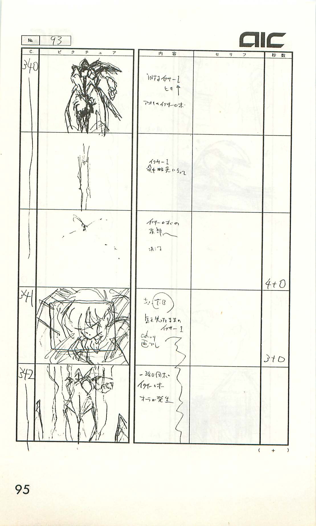 Iczer-One OVA 3 Storyboards 95