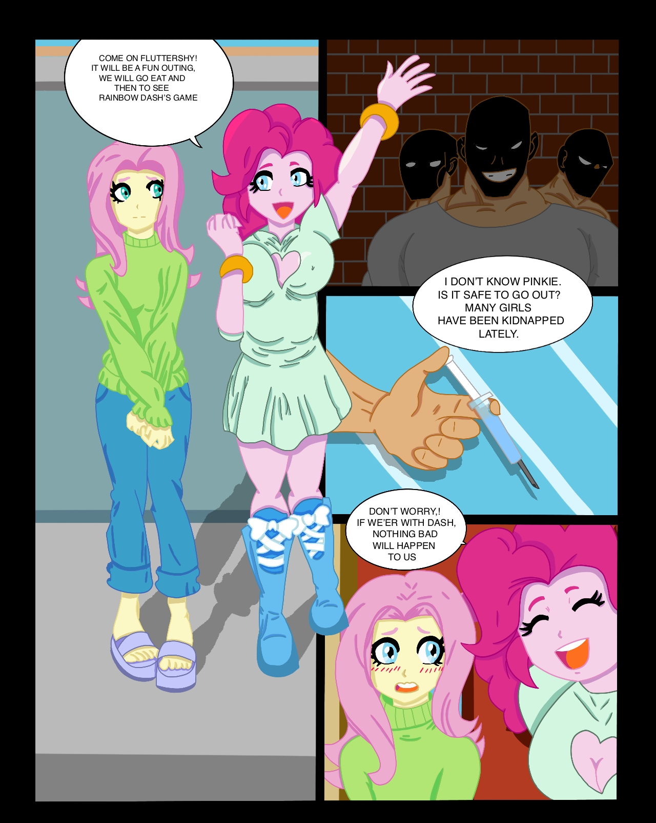 Fluttershy & Pinkie Pie's Party (English, Color) 1