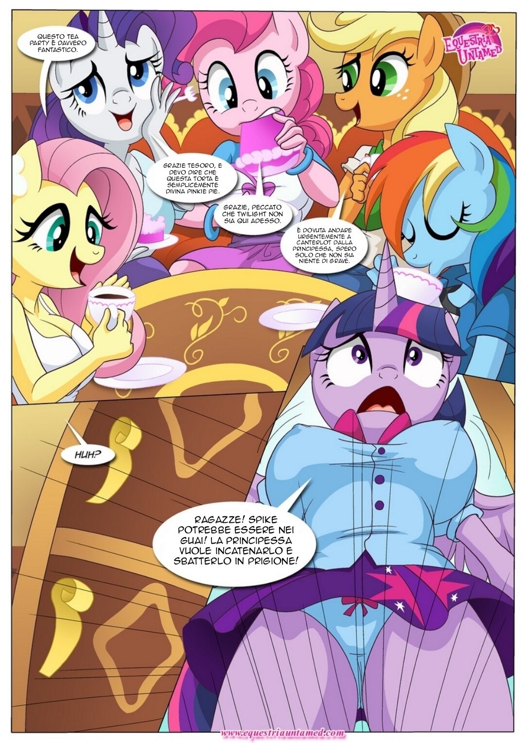 [Palcomix] The Power Of Dragon Mating (My Little Pony Friendship Is Magic) (italian) 1