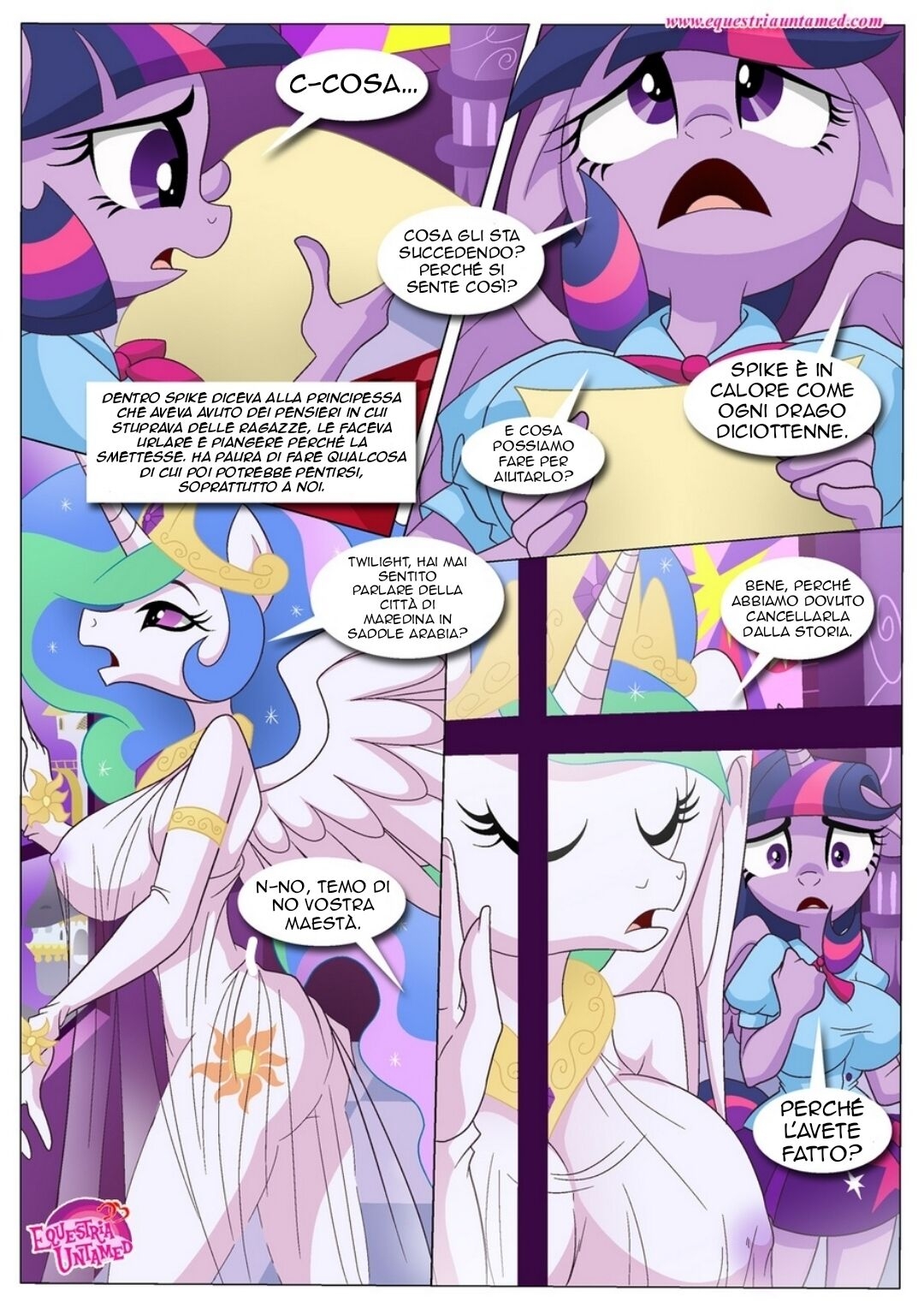 [Palcomix] The Power Of Dragon Mating (My Little Pony Friendship Is Magic) (italian) 4