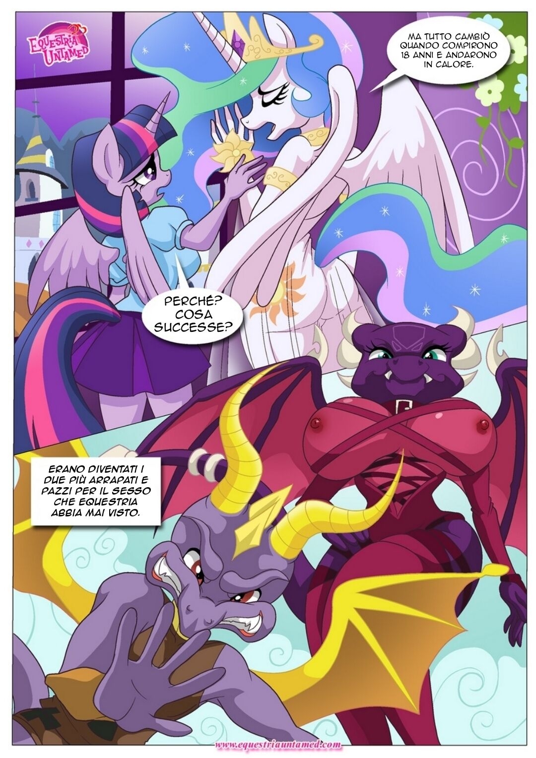 [Palcomix] The Power Of Dragon Mating (My Little Pony Friendship Is Magic) (italian) 7