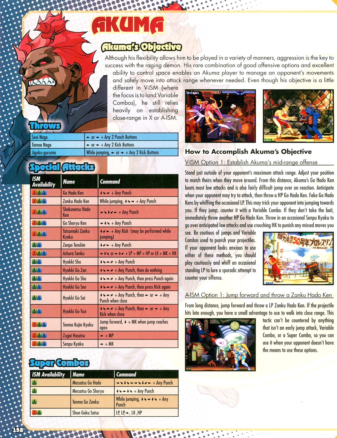 Street Fighter Alpha Anthology Strategy Guide 159