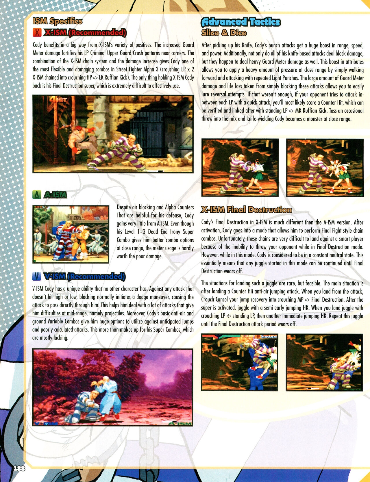 Street Fighter Alpha Anthology Strategy Guide 189