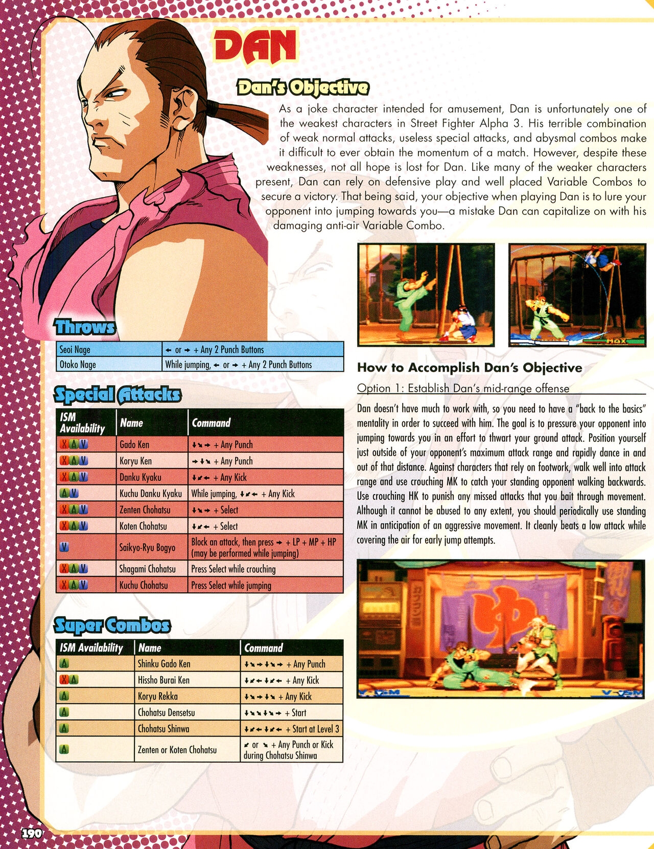 Street Fighter Alpha Anthology Strategy Guide 191