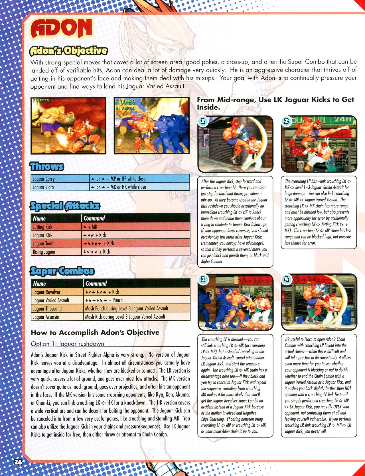 Street Fighter Alpha Anthology Strategy Guide 27